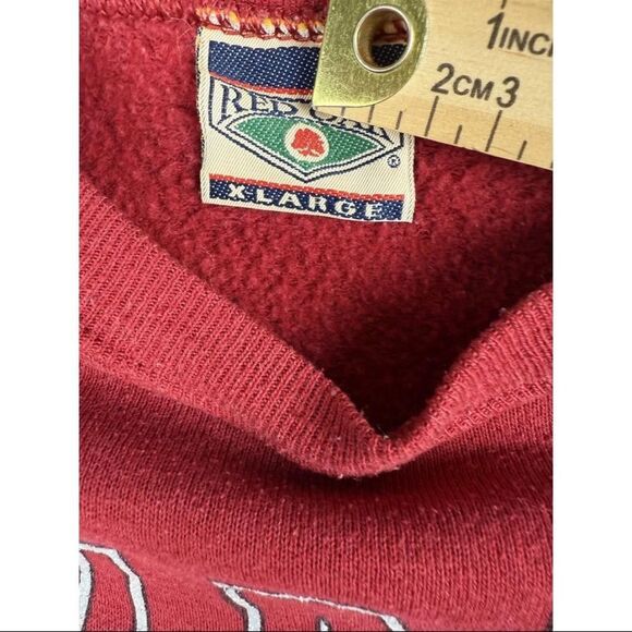 Red Oak Alabama Crimson Tide Sweatshirt Men Size XL Red Long Sleeve Fleece Lined - Picture 3 of 8
